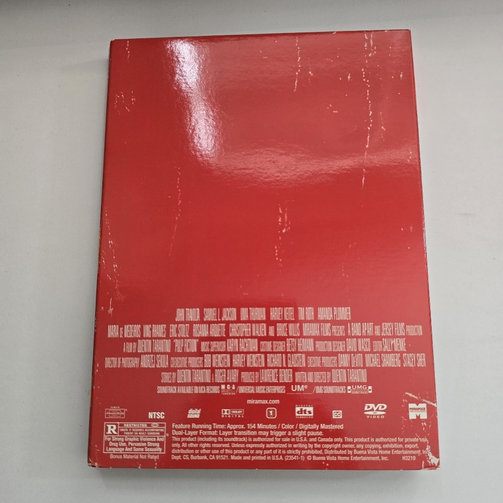 Pulp Fiction Collector’s Edition DVD 2-Disc Quentin Tarantino Miramax - Picture 4 of 6